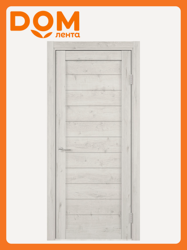 Изображение товара Дверное полотно глухое Бавария (16-1) 200x60 см ПВХ, санторини белый