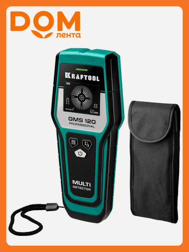 Изображение товара Детектор Kraftool Универсал 4 в 1, для обнаружения скрытых конструкций, IP54