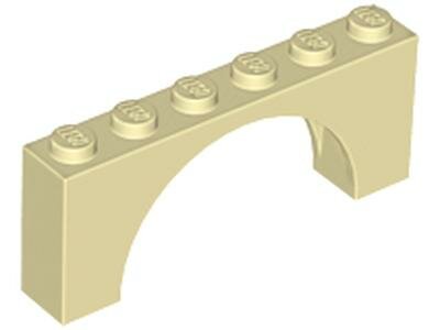 Деталь Lego 12939 Arch 1 x 6 x 2 - Thin Top without Reinforced Underside
