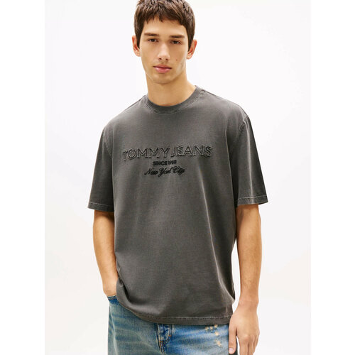 фото Футболка tommy jeans, размер l, черный