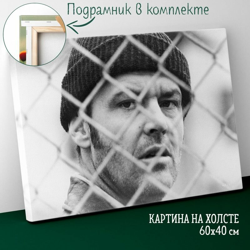 Большая картина интерьерная постер на холсте на стену 60 на 40 см Пролетая над гнездом кукушки