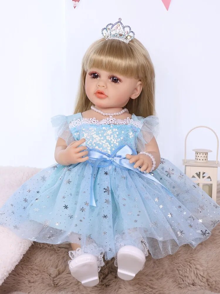 KEIUMI 55 cm силиконовая кукла реборн для девочки подарок