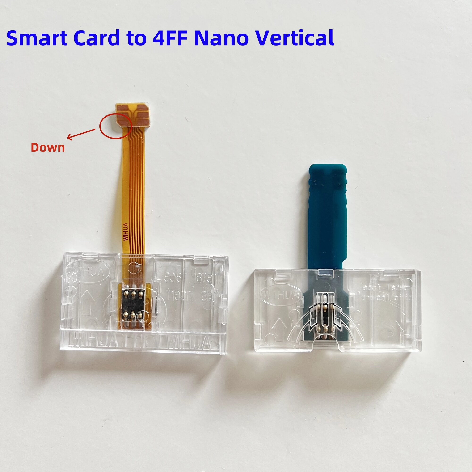 Адаптер конвертера SIM-карты Big Smart Card to Nano 4FF Vertical USIM Card — фото 1