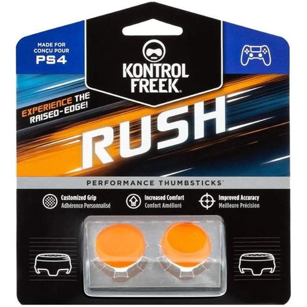 2 накладки на стики KontrolFreek Grips Rush Performance Thumbsticks для геймпада DualSense