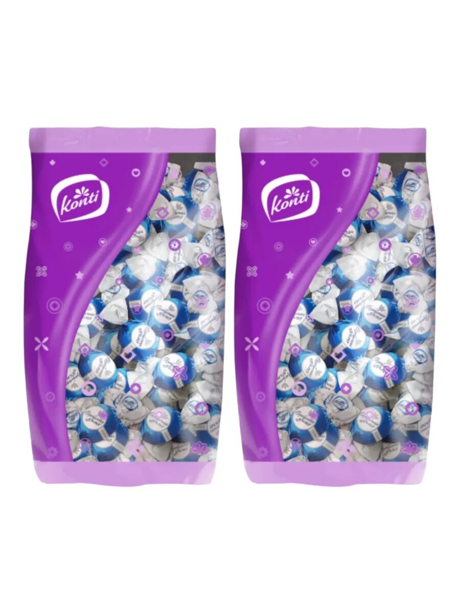 Konti Конфеты Серебряная лилия, 500 г, 2 уп