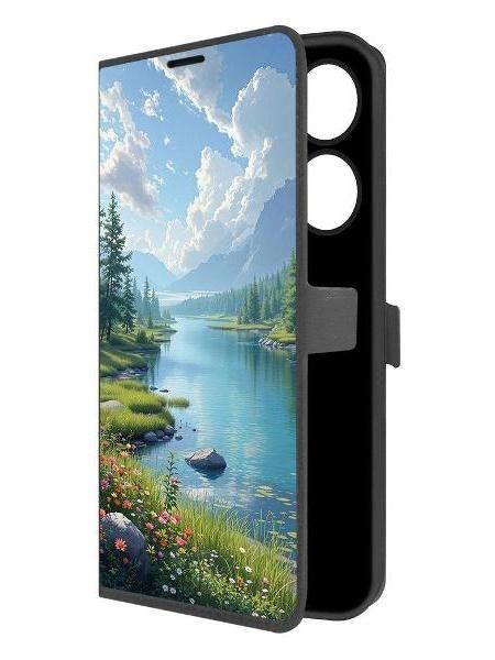 Чехол для смартфона, телефона Krutoff Eco Book для Xiaomi Poco M6 Pro 5G Наши просторы