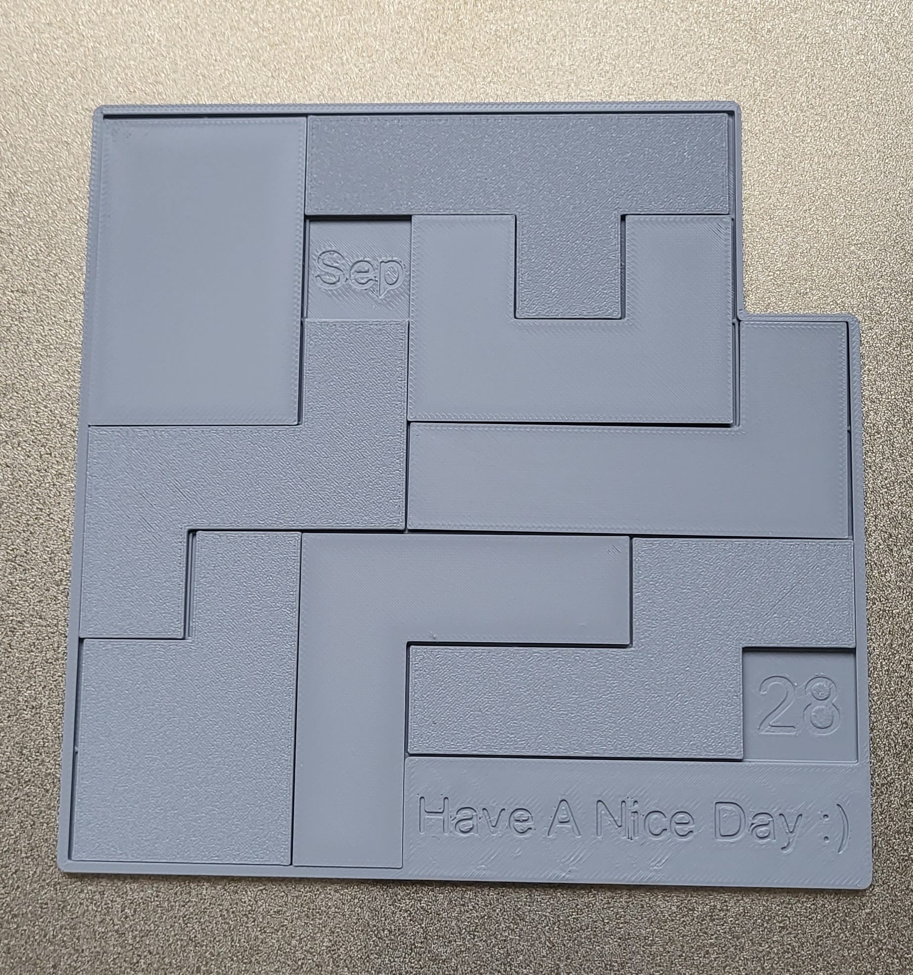 3D-пазл сборный геометрический, PLA, 3D-печать, арт. PZ-PUZ-PR-596623