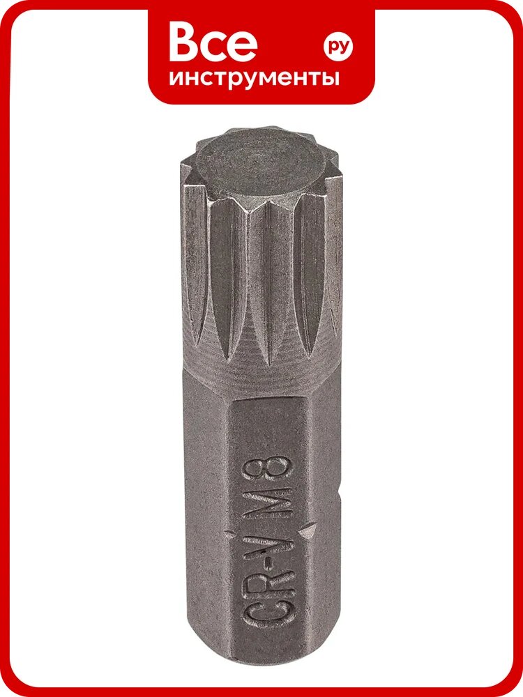 Бита Rockforce 12-гранная 1/4, M8х25ммL RF-1282508(65206)