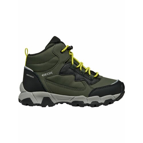 фото Кроссовки geox j magnetar boy b abx, размер 39, желтый, хаки