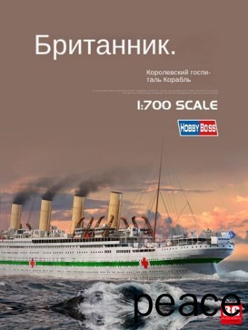 Трубач 83422 Королевский госпитальный корабль Британика 1 / 700
