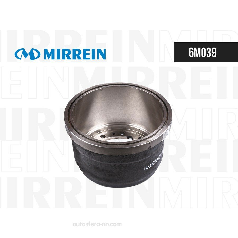 MIRREIN 6M039 Барабан тормозной задний \МАЗ 103