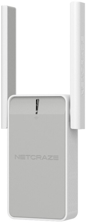 Повторитель беспроводного сигнала Netcraze NC-3311 Buddy 5 AC1200 10/100Base-TX белый