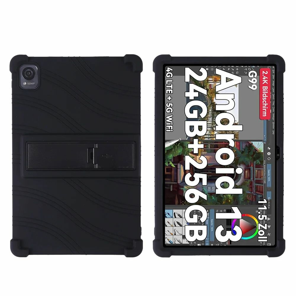 Планшет Blackview MEGA 1 2024 11.5" планшет с плоским экраном дюйма, защищенный от падения силикона