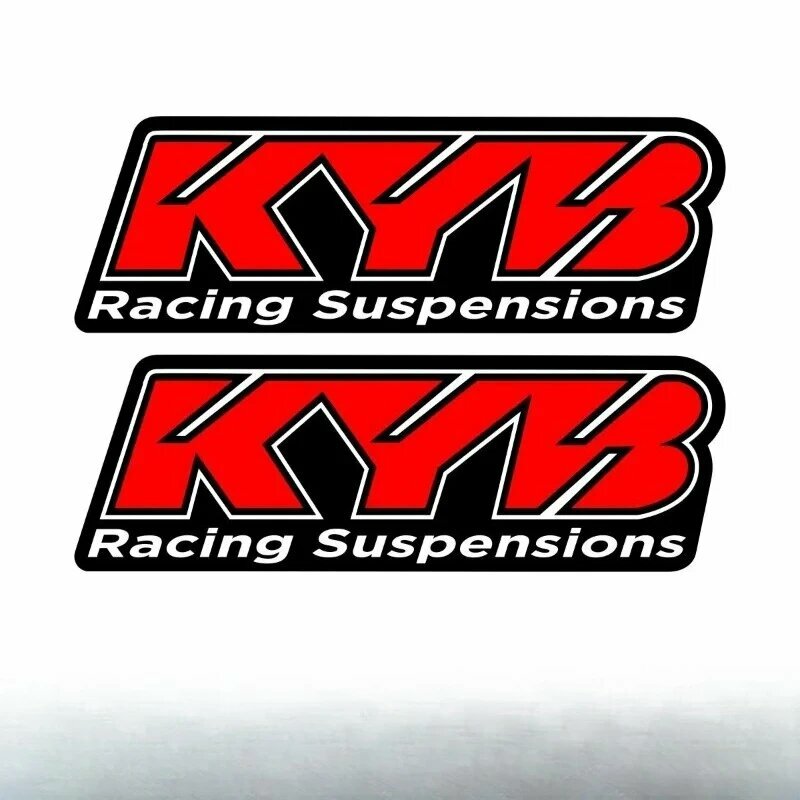Виниловые Наклейки KYB Racing Для Передней Вилки Мотоцикла, Водонепроницаемые, Прочные, Устойчивые 8