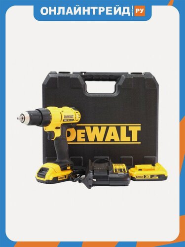Изображение товара Дрель-шуруповерт аккумуляторная Dewalt DCD771D2-QW