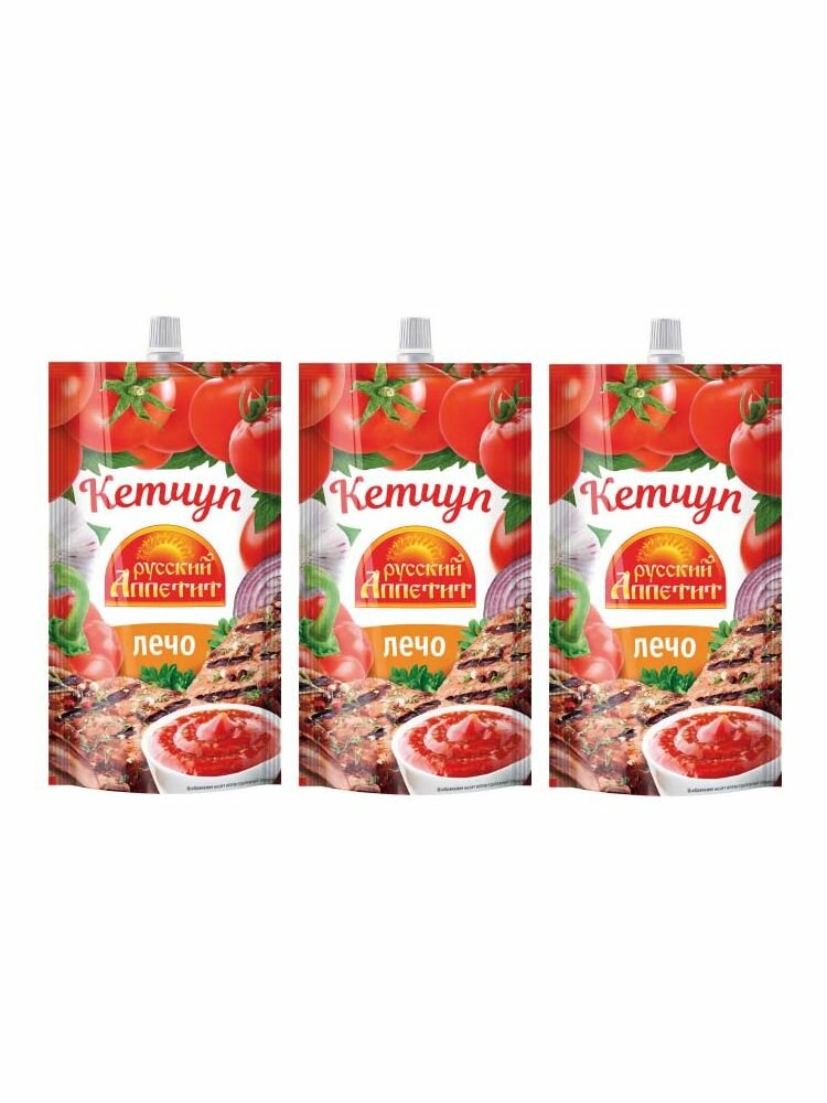 Русский аппетит Кетчуп Лечо, 250 гр, 3 уп