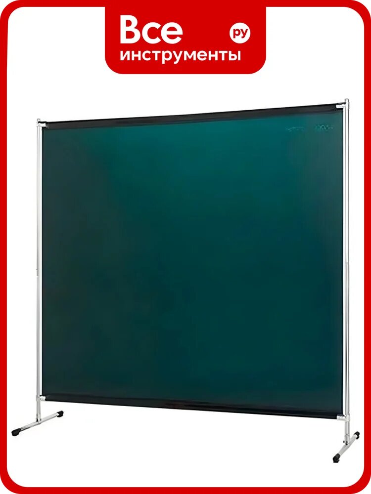 Экран 2000x2000 мм c зеленой защитной шторкой Dark Green 1700x2000 мм FABTEC 64084