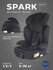 Автокресло Rant ZY12 Spark Next Isofix Black группа 1-2-3 (9-36 кг)