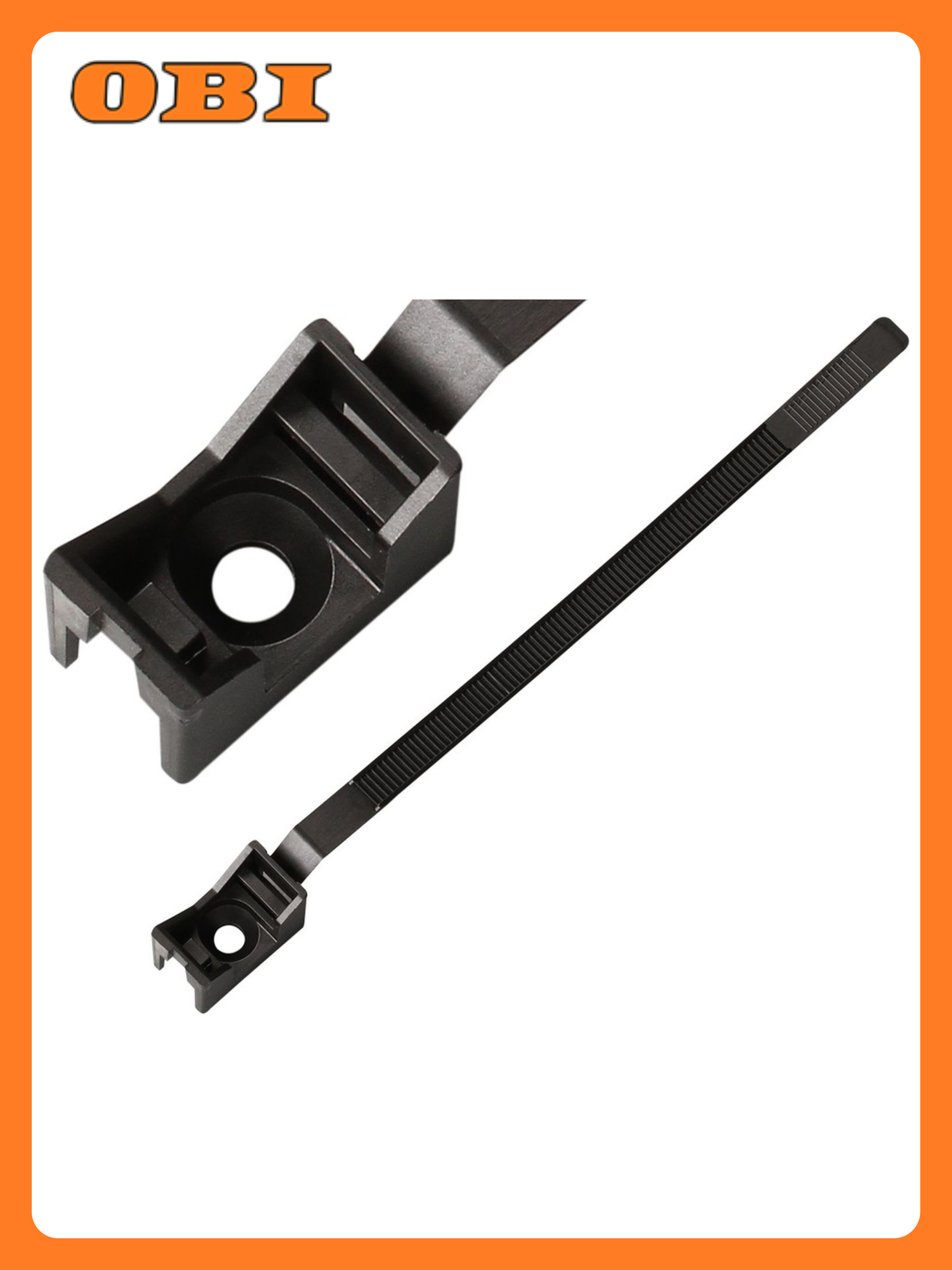 Стяжка для труб и кабеля Европартнер PRNT 38 см черный 10 шт