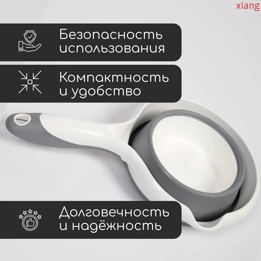 Бондарное изделие для бани Ковш для бани, 1 л