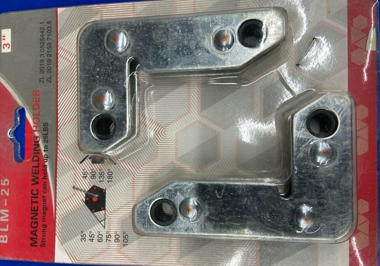 Магнит для сварки Уголь 3 105х180 BLM-25 MKT-85170