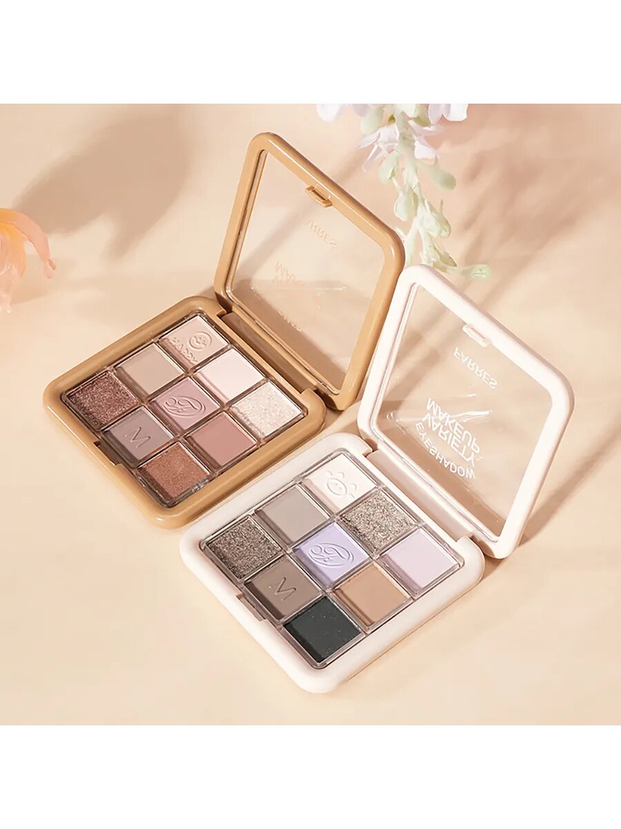 Тени для век 9 цветов "VARIETY MAKEUP" №01 — фото 1