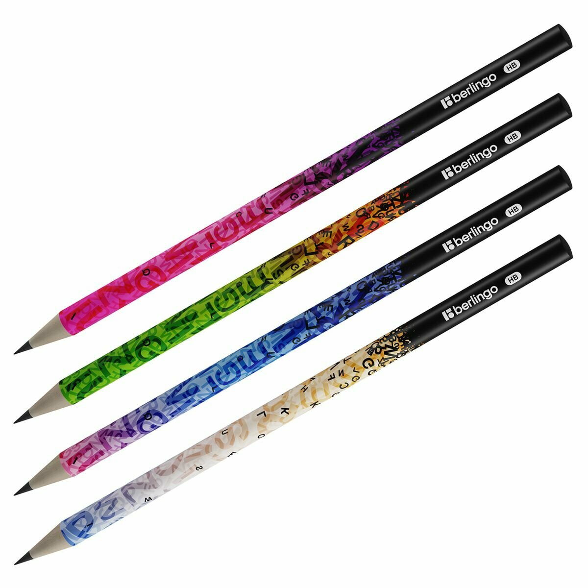 72 шт. Карандаш ч/г Berlingo "xFiles" HB, круглый, заточен, ассорти