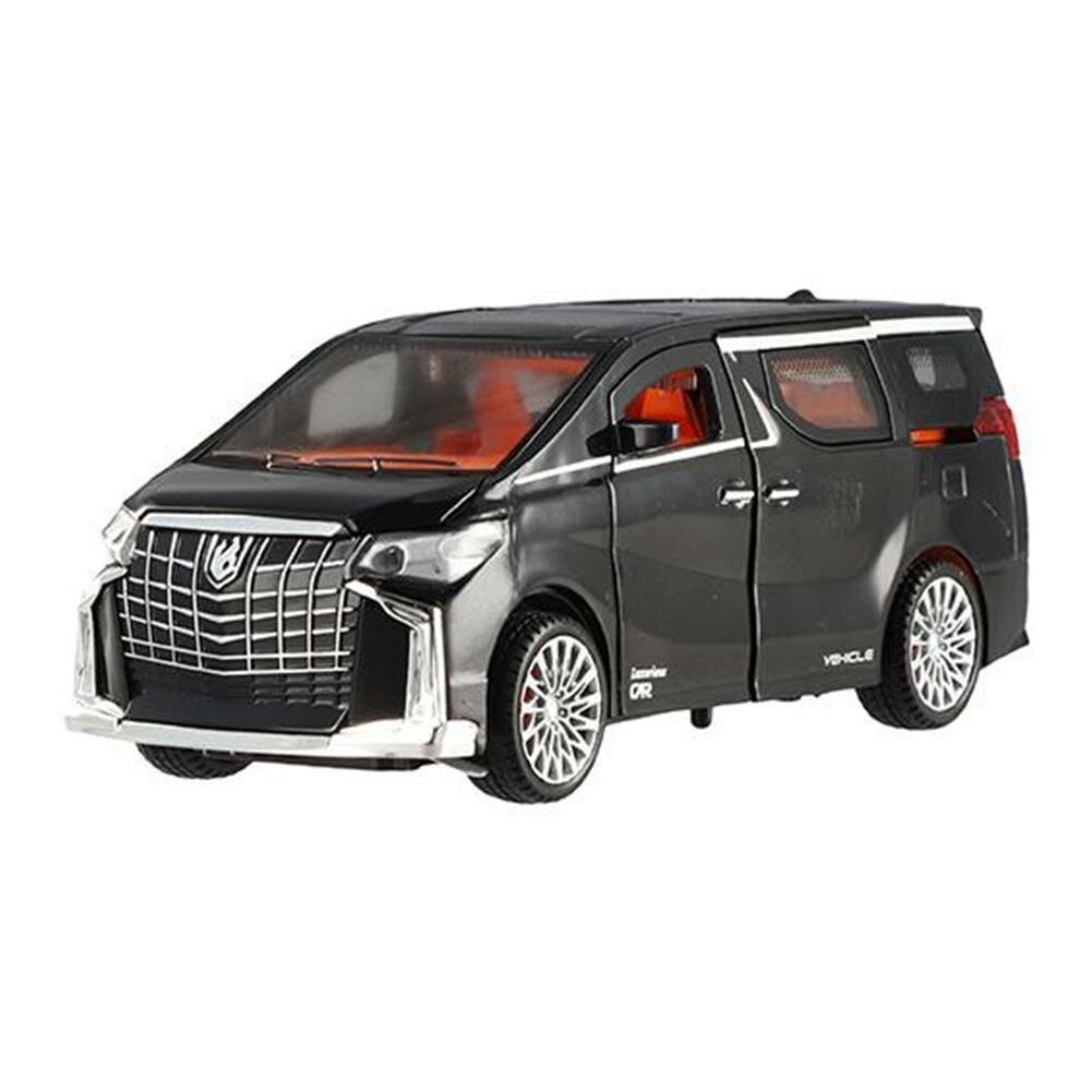 1:24 для Toyota Alphard, литая под давлением модель автомобиля, игрушечный автомобиль для мальчиков