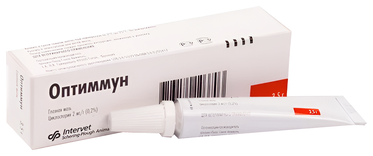 Оптиммун мазь глазная от синдрома сухого глаза, увлажняющая, 4 мл 3.5 г — фото 1