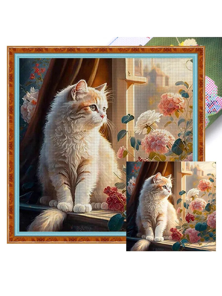 Набор для вышивания крестиком Кот __СТ