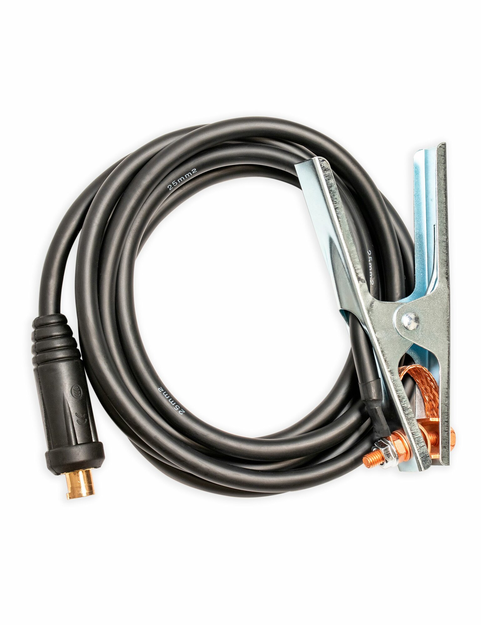 Зажим на массу 300А с кабелем КГ 1/25 CCA 3м (Track 35-50 MMQ) Aurora