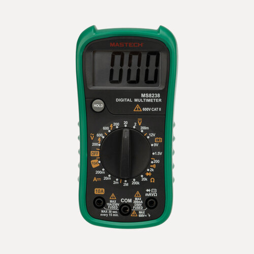 Изображение товара Универсальный мультиметр Mastech MS8238 для измерения напряжения + прозвонка цепи