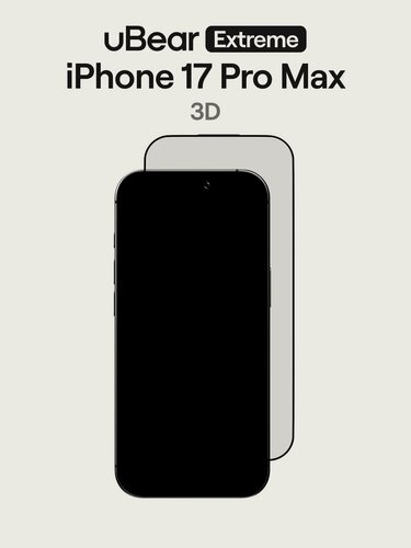 Изображение товара Стекло на iPhone 17 Pro Max uBear Extreme Shield 3D