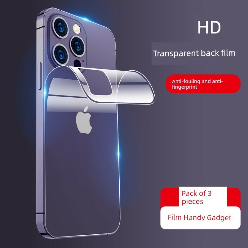 Квантовая гидрогелевая задняя пленка для iPhone 11 Pro Max с антицарапинным покрытием, набор из 3 шт. для Apple iPhone