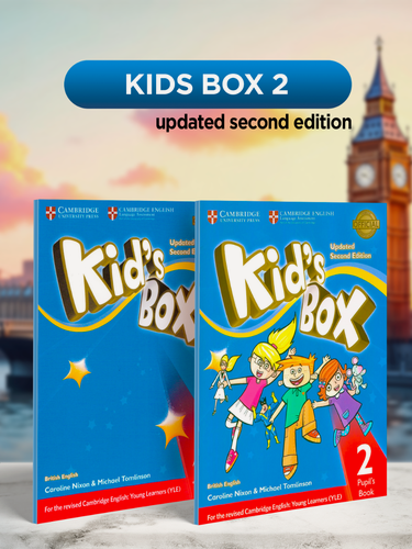 Изображение товара Комплект Kid's Box 2 Updated Second Edition (Pupil's book + Activity book)+ CD