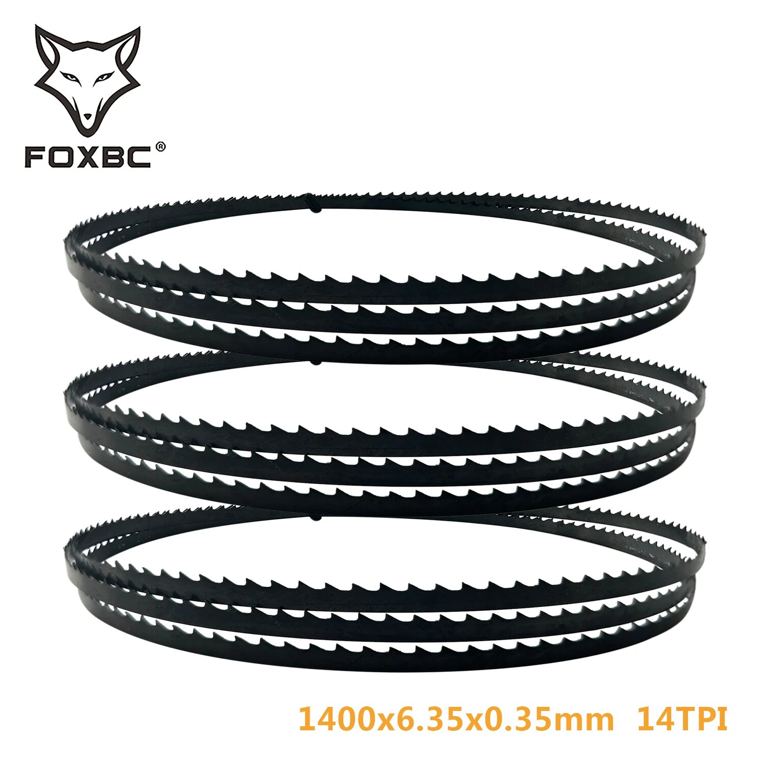 FOXBC полотно для ленточной пилы 1400x6.35x0.35mm 14TPI