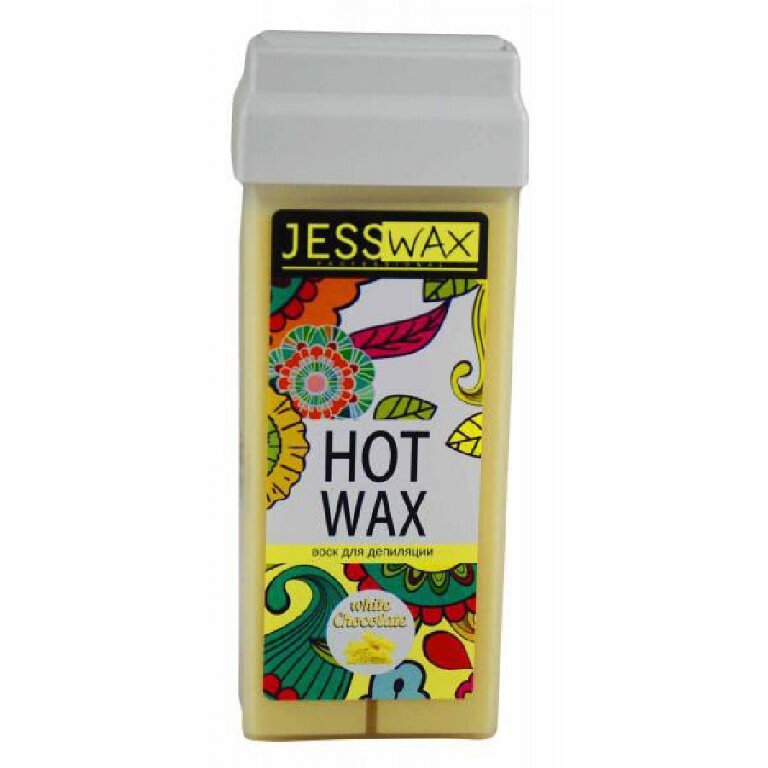 JessNail Воск для депиляции JessWax в картридже, белый шоколад, 100 мл