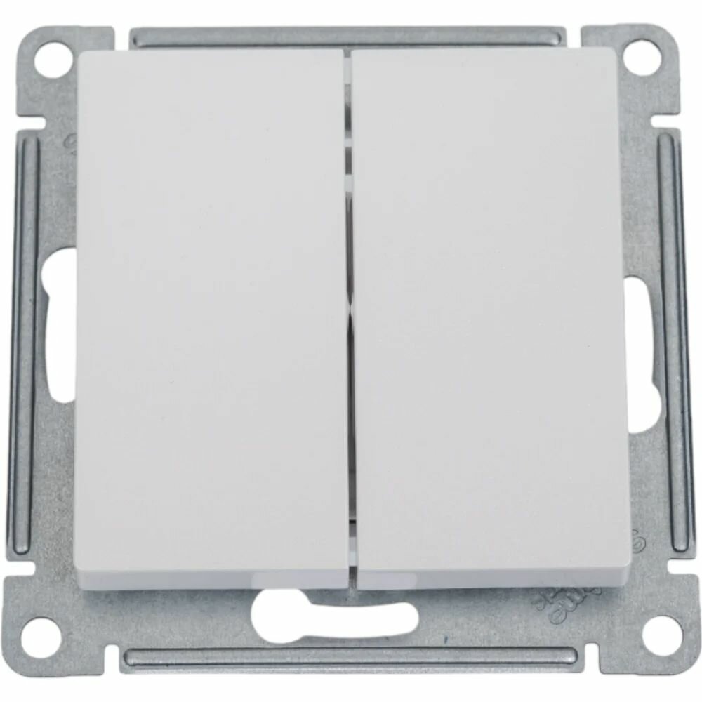 Механизм выключателя Systeme Electric 2-кл. ATLAS DESIGN сх.5 10АХ жемчуг ATN000451 1240289