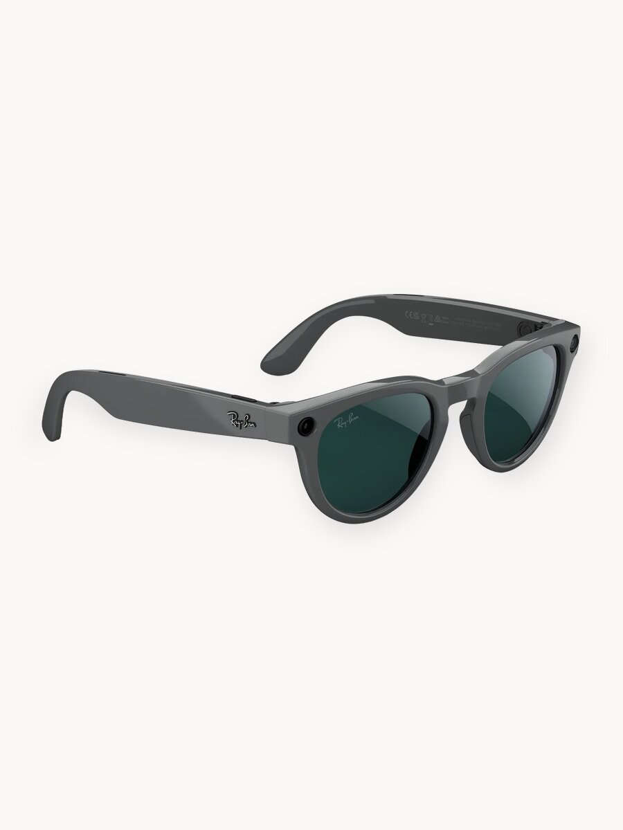 Ray-Ban Met* (Gen 2) - Headliner - фотохромные линзы Transitions Emerald - оправа Shiny Asteroid Grey - размер М