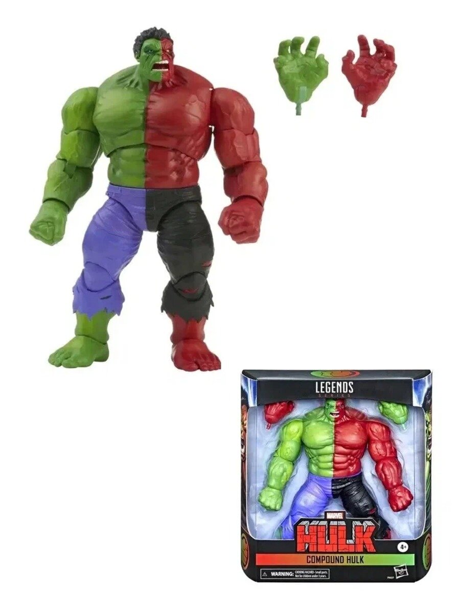 Фигурки Hasbro Marvel Legends Huge Series Action Figures Compound Hulk-22cm; Марвел фигурки
