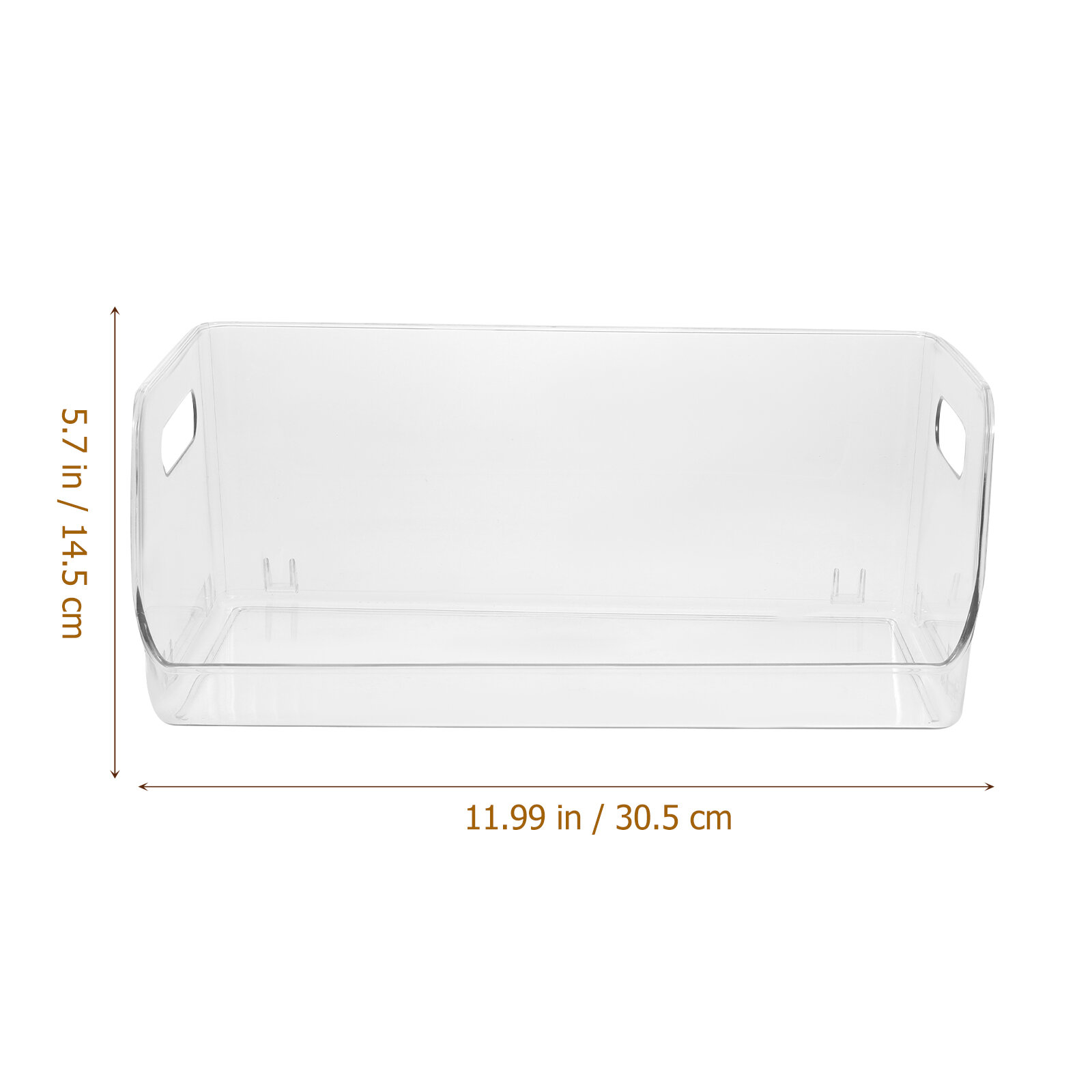 Прозрачный Органайзер Для Хранения Косметики И Мелочей 30.5x14.5x13cm
