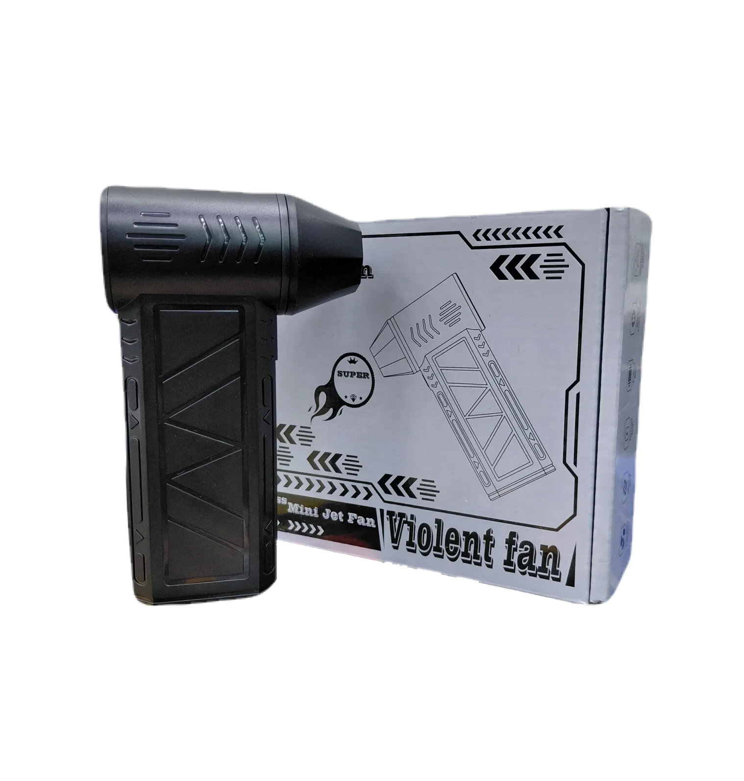 Воздуходувка портативная Violent Turbo, 200 Вт, Li-Ion, 100 В, черный