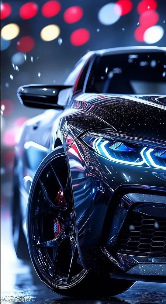 Алмазная Мозаика "машина Бмв / BMW" 40х50 См Алмазная Вышивка / Картина Стразами Подарков / Украшения