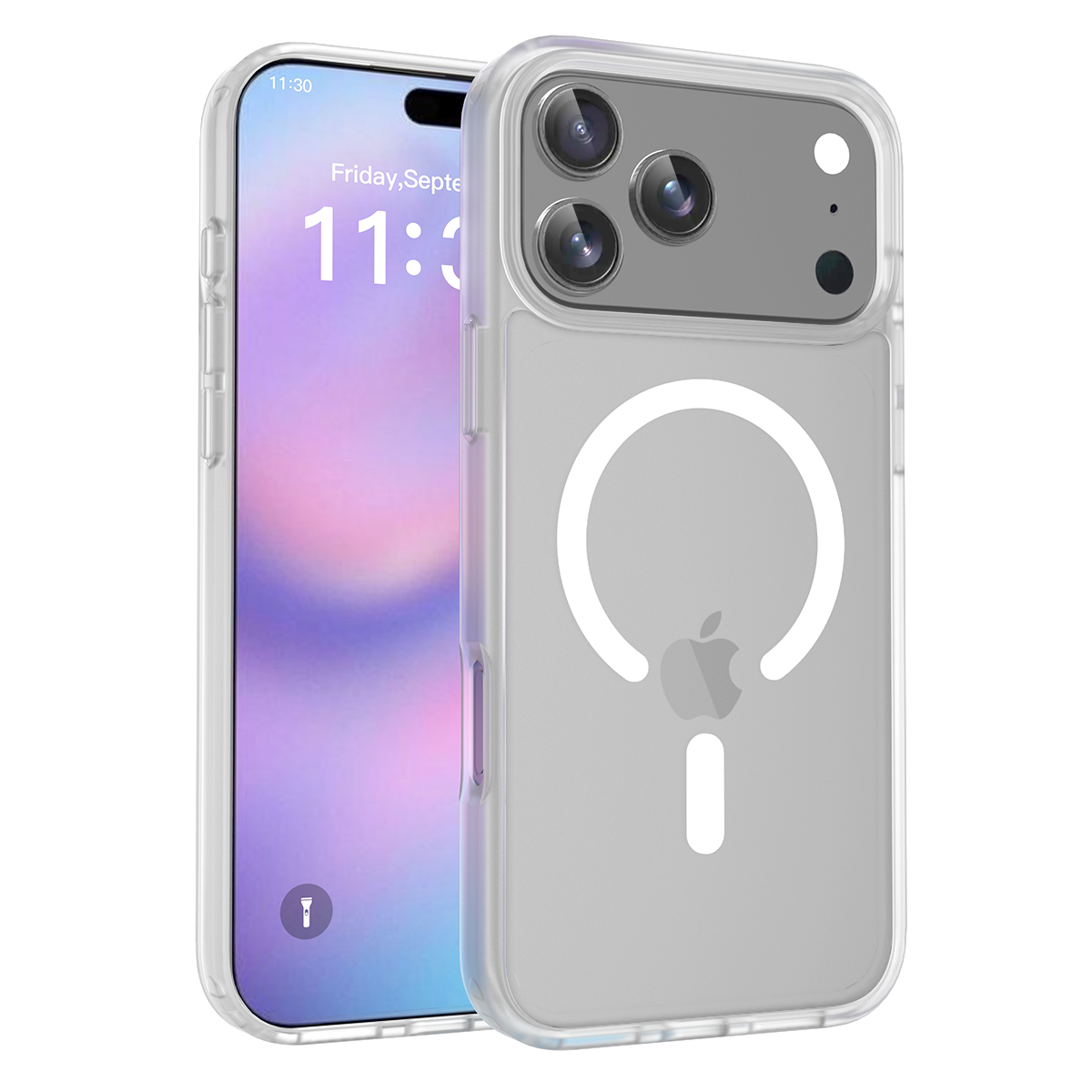 Чехол для Apple iPhone 17 Pro Max / Айфон 17 Про Макс, soft touch, накладка, поликарбонат (PC), защита камеры, ударопрочный, усиленные углы, Apple, Apple iPhone 17 Pro Max, transparent,