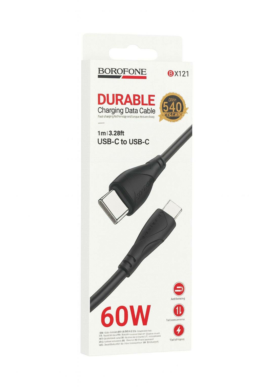 Кабель Type-C на Type-C 1 метр – быстрая зарядка и стабильная передача данных