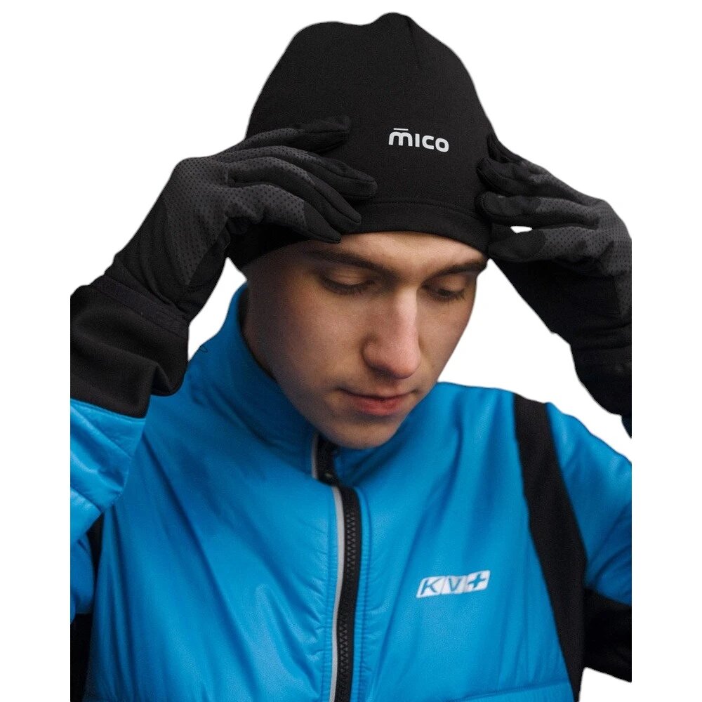 Шапка Mico для мужчин, размер OneSize, черный — фото 1