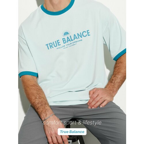 фото Футболка true balance, размер l, мятный
