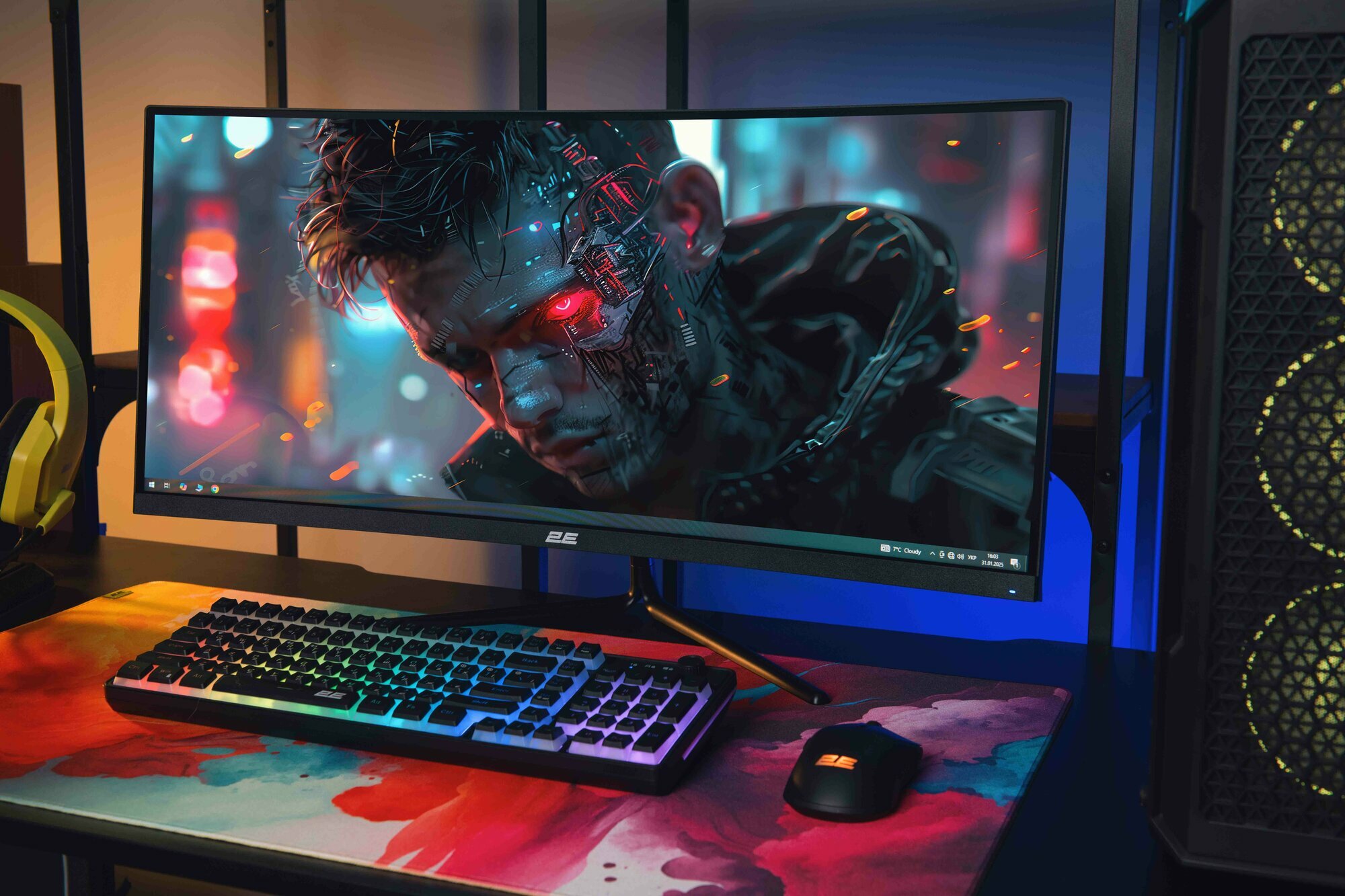 Монитор 2E GAMING 30" G3024B 2xHDMI, DP, Audio, VA, 2560x1080, 2K 21:9, 200Hz, 1ms, CURVED, FreeSync — фото 1