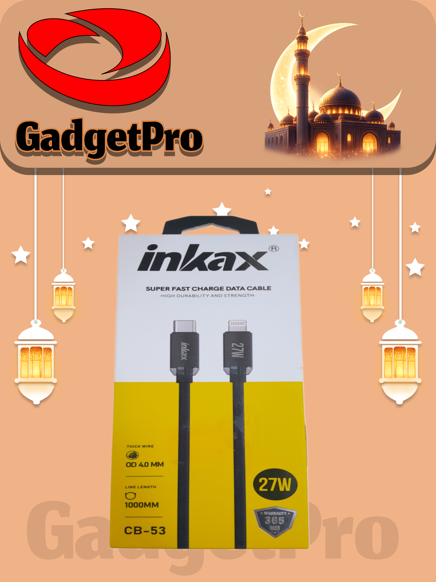 Кабель USB Type-C - Type-C Inkax CB-53 240W для быстрой зарядки и передачи данных