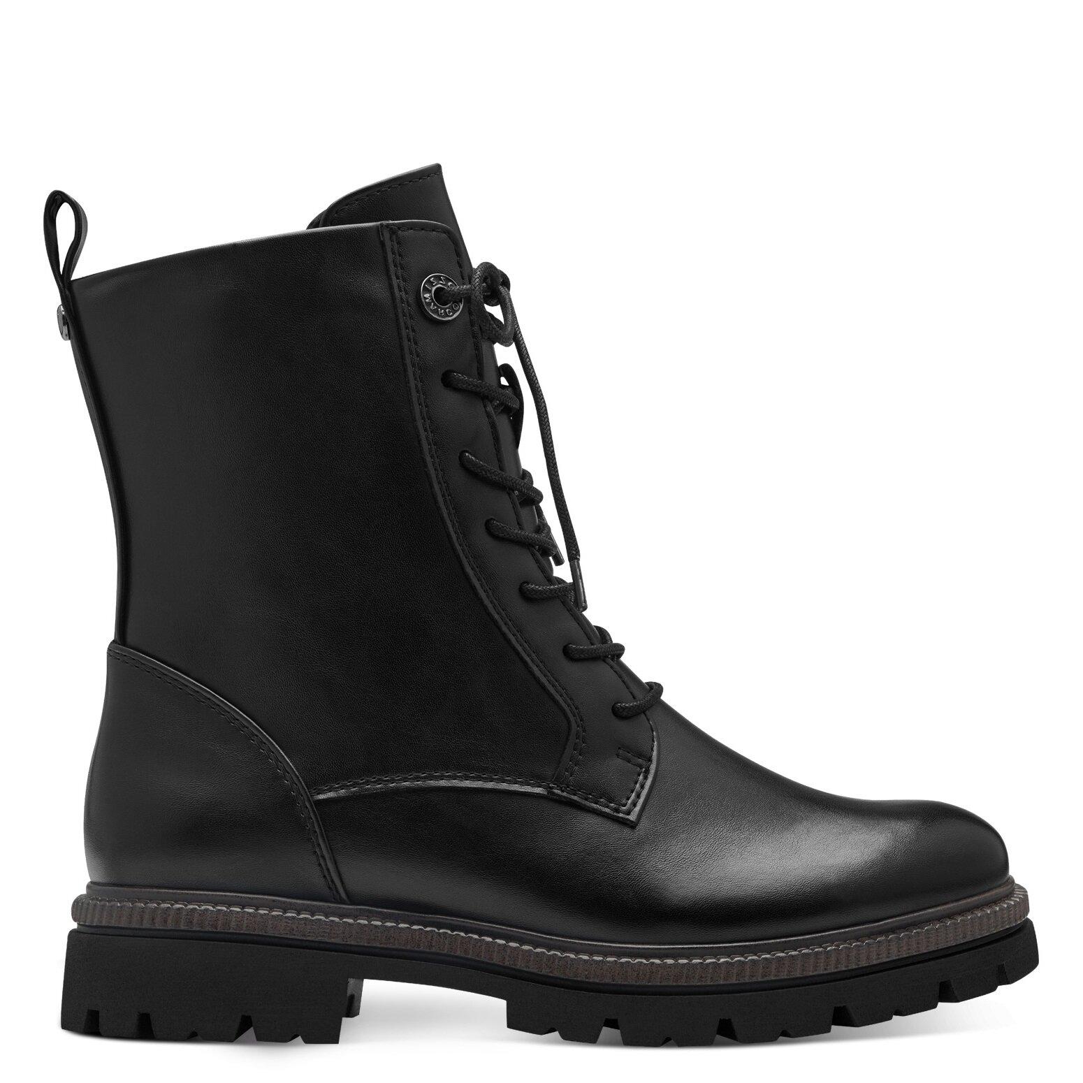 Ботинки берцы Marco Tozzi, размер 39, чёрный — фото 1